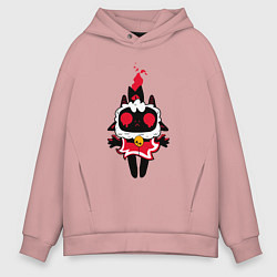 Мужское худи оверсайз Воскресшая овечка - Cult of the lamb