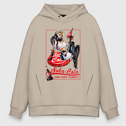 Мужское худи оверсайз Nuka - cola girl