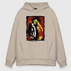 Мужское худи оверсайз Панк череп