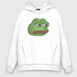 Мужское худи оверсайз Sad Pepe art