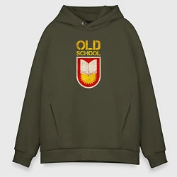 Мужское худи оверсайз Old School emblem