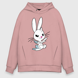 Мужское худи оверсайз Angel Bunny - my little pony - cartoon