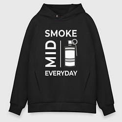 Мужское худи оверсайз Smoke Mid Everyday