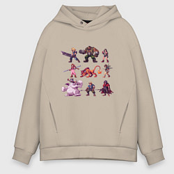 Мужское худи оверсайз Final Fantasy 7 Pixelart