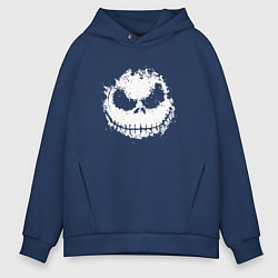 Мужское худи оверсайз Jack Skellington face