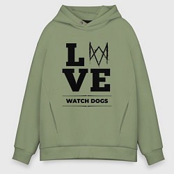 Мужское худи оверсайз Watch Dogs love classic
