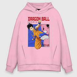 Мужское худи оверсайз Dragon Ball - Сон Гоку - Удар