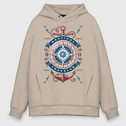 Мужское худи оверсайз Морской путешественник