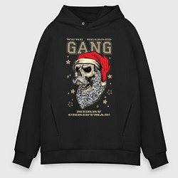 Мужское худи оверсайз We are bearded gang - Merry Christmas!