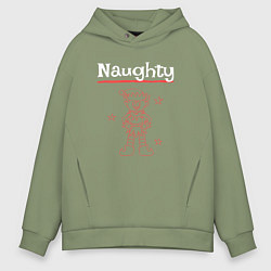 Мужское худи оверсайз Naughty elf