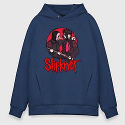 Мужское худи оверсайз Slipknot rock