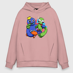 Мужское худи оверсайз Персонажи игры Радужные друзья