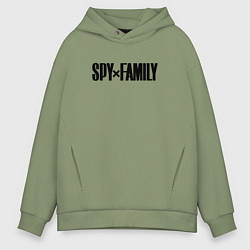 Мужское худи оверсайз Spy Family - Logo