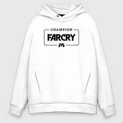 Мужское худи оверсайз Far Cry gaming champion: рамка с лого и джойстиком