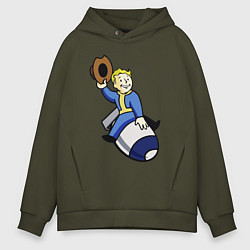 Мужское худи оверсайз Vault boy - bomb rider