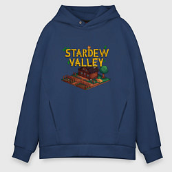 Мужское худи оверсайз Домик в Stardew Valley