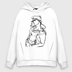 Мужское худи оверсайз Дзётаро Кудзё - герой