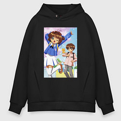 Мужское худи оверсайз Cardcaptor Sakura - Sakura and Syaoran