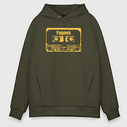 Толстовка оверсайз мужская Fugees cassette, цвет: хаки