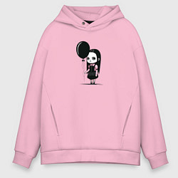 Мужское худи оверсайз Мрачная девочка