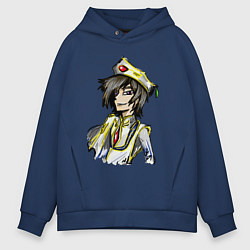 Мужское худи оверсайз Лелуш в белом