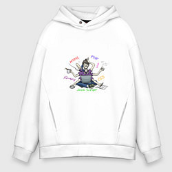 Мужское худи оверсайз Злой айтишник