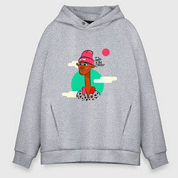 Толстовка оверсайз мужская Tyler The Creator rap, цвет: меланж