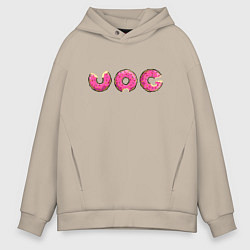 Толстовка оверсайз мужская VAG donut, цвет: миндальный