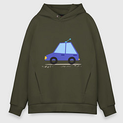 Мужское худи оверсайз Детская машинка