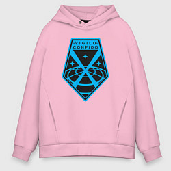 Мужское худи оверсайз Vigilo confido blue