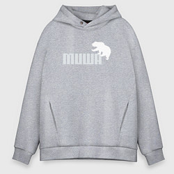 Мужское худи оверсайз Медведь Михаил