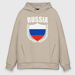 Мужское худи оверсайз Российский щит