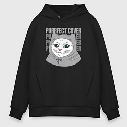 Мужское худи оверсайз Purrfect cover