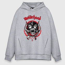 Мужское худи оверсайз Моторхед - лихач