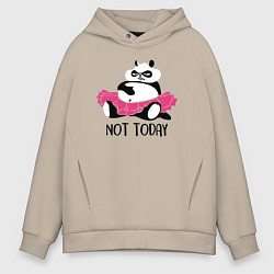 Мужское худи оверсайз Ленивая панда