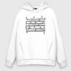 Мужское худи оверсайз Music people