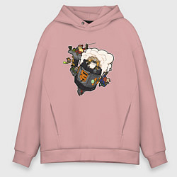 Мужское худи оверсайз Бригада Deep Rock Galactic