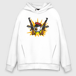 Мужское худи оверсайз Взрывной цыпленок