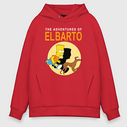 Мужское худи оверсайз Adventures of El Barto