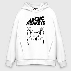 Мужское худи оверсайз Arctic Monkeys - rock cat