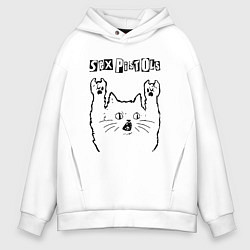 Мужское худи оверсайз Sex Pistols - rock cat