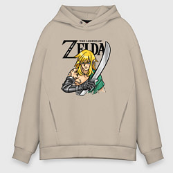 Мужское худи оверсайз The Legend of Zelda - Tears of the Kingdom