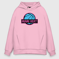 Мужское худи оверсайз Miami Heat team