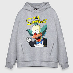 Мужское худи оверсайз Krusty the clown