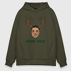 Мужское худи оверсайз Young buck