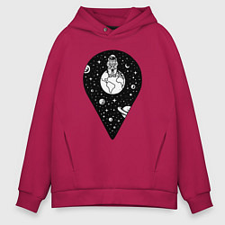 Мужское худи оверсайз Космическая локация