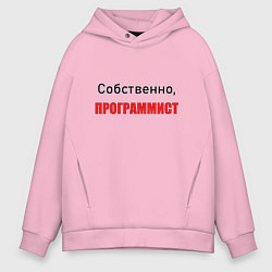 Мужское худи оверсайз Собственно, программист