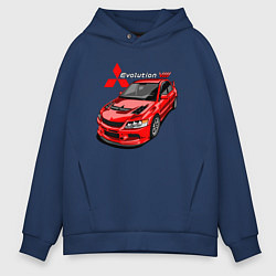 Мужское худи оверсайз Lancer Evolution 8