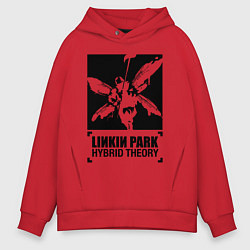 Толстовка оверсайз мужская LP Hybrid Theory, цвет: красный