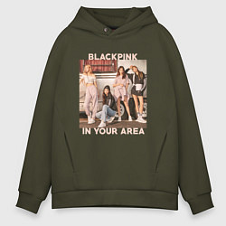 Мужское худи оверсайз Blackpink Jennie Lisa Rose Jisoo